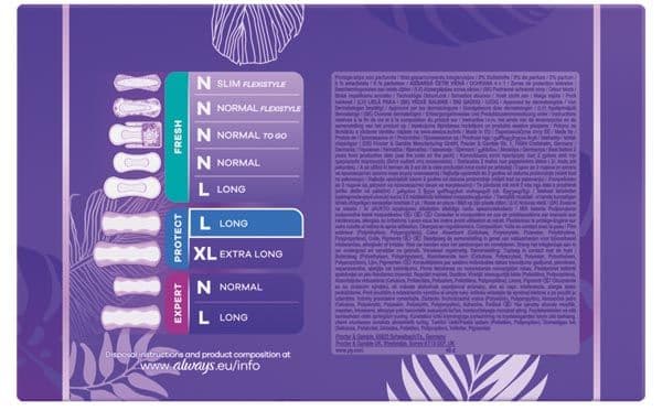 Always inlegkruisjes Daily Protect lang 48 stuks 2