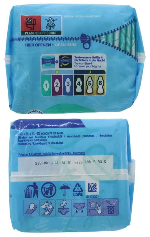 Always Ultradun Maandverband Normaal met Vleugels 14 stuks 2