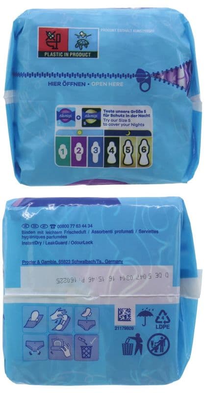 Always Ultradun Maandverband Lang met Vleugels 12 stuks 2