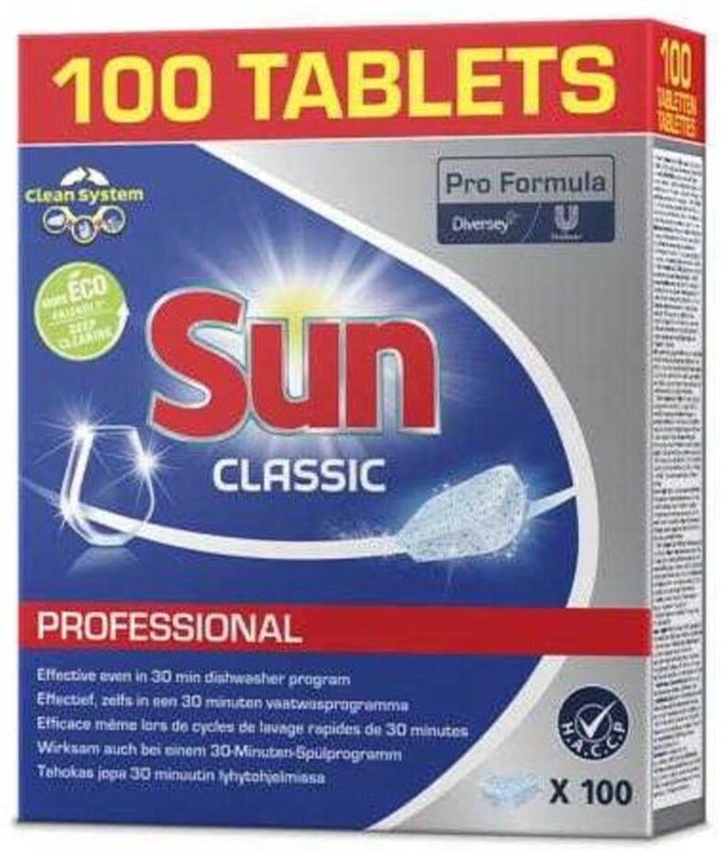 Sun Vaatwastabletten Classic 100 stuks