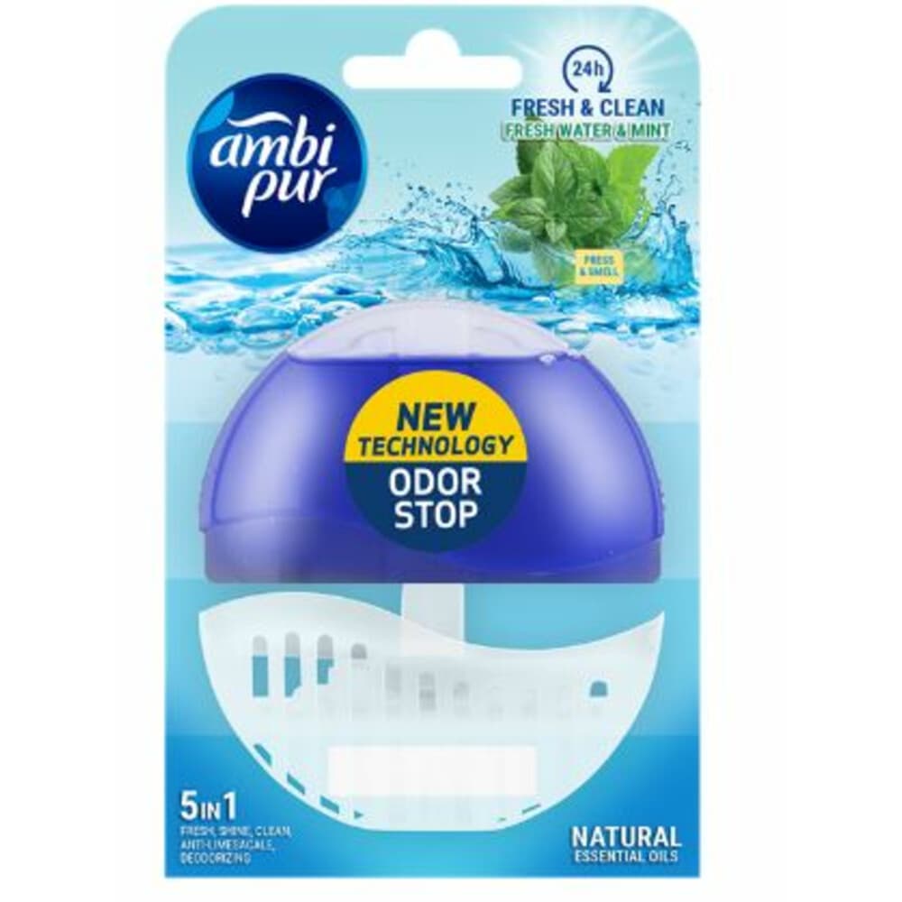 Ambi Pur Toiletblok Fresh Water & Mint 55ml