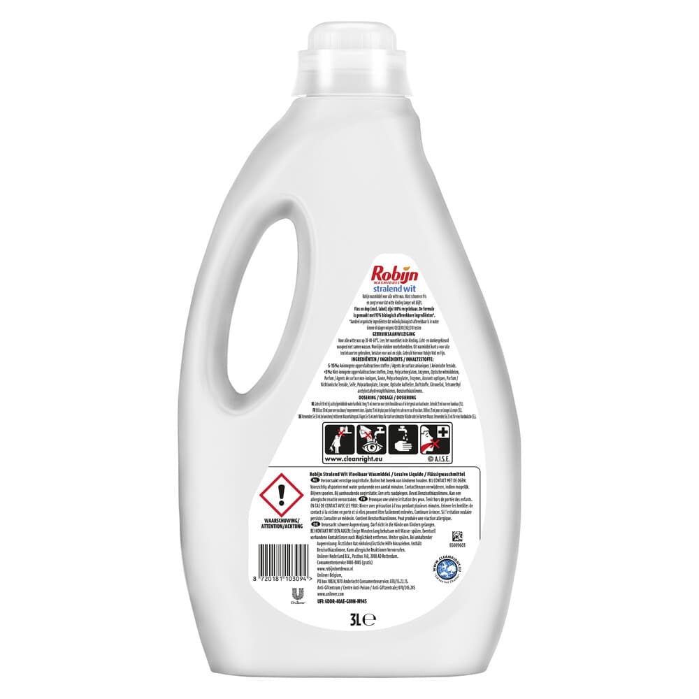 Robijn Vlb Wasm White 3L 60SC 2