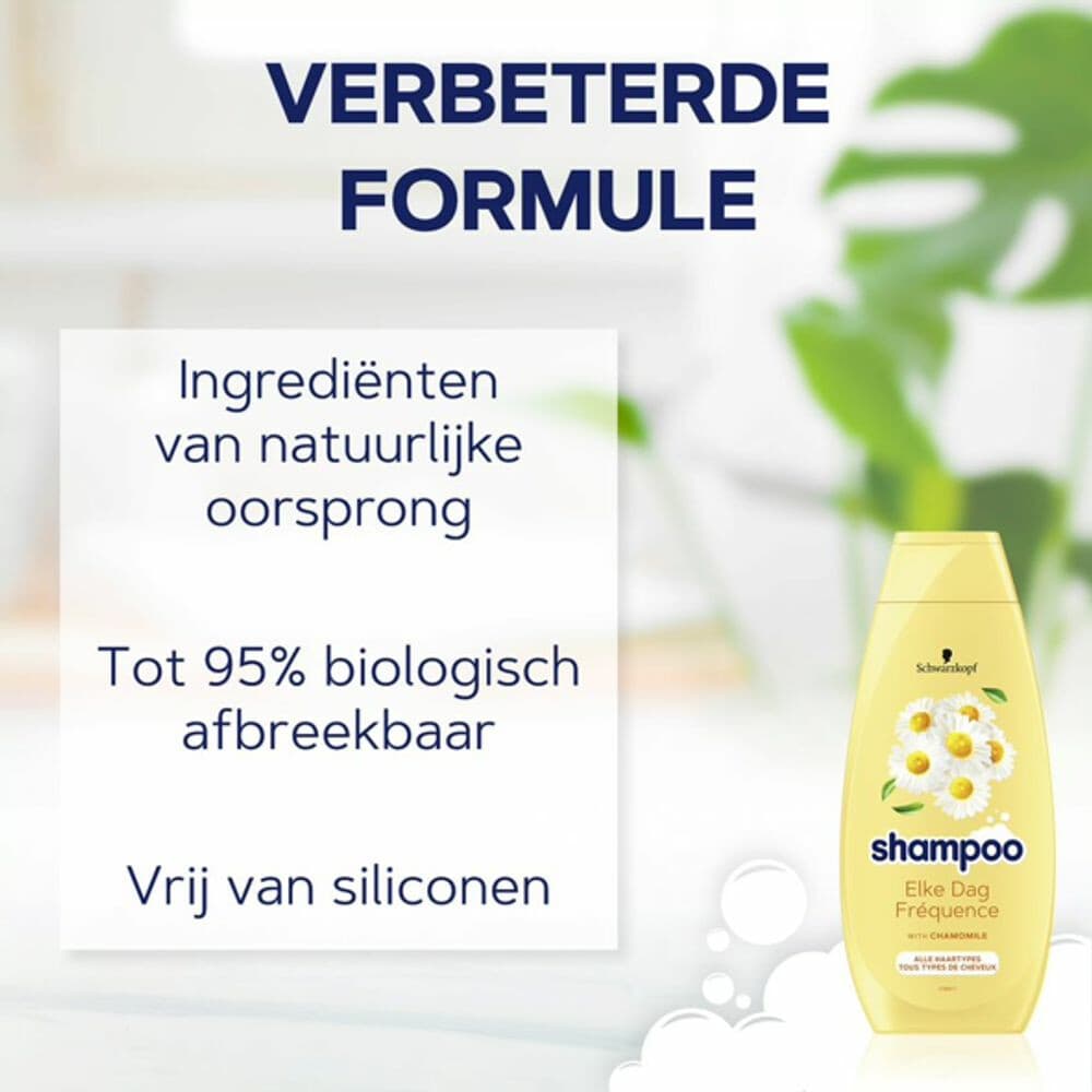 Schwarzkopf Shampoo Elke Dag 400 ml 3
