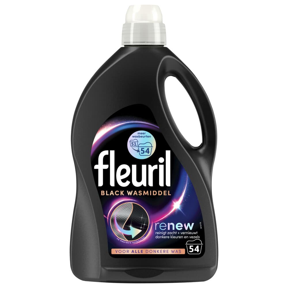 FLEURIL WASMIDDEL RENEW LIQUID BLACK 2430ML (54 wasbeurten)