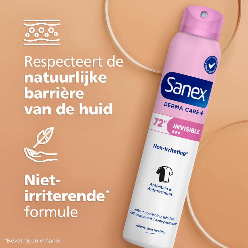 Sanex Deodorant Spray Invisible 200 ml 3