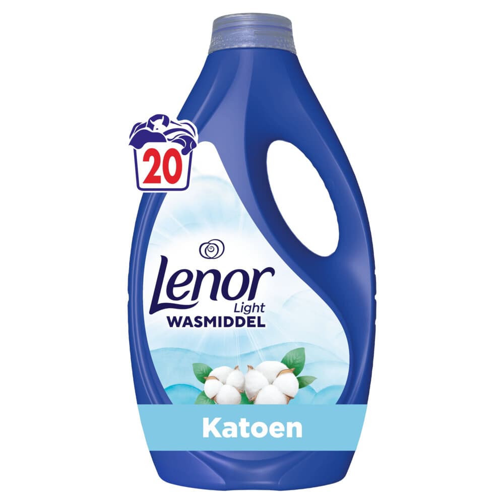 Lenor Vloeibaar Wasmiddel Katoen Fris 20 Wasbeurten 900 ml