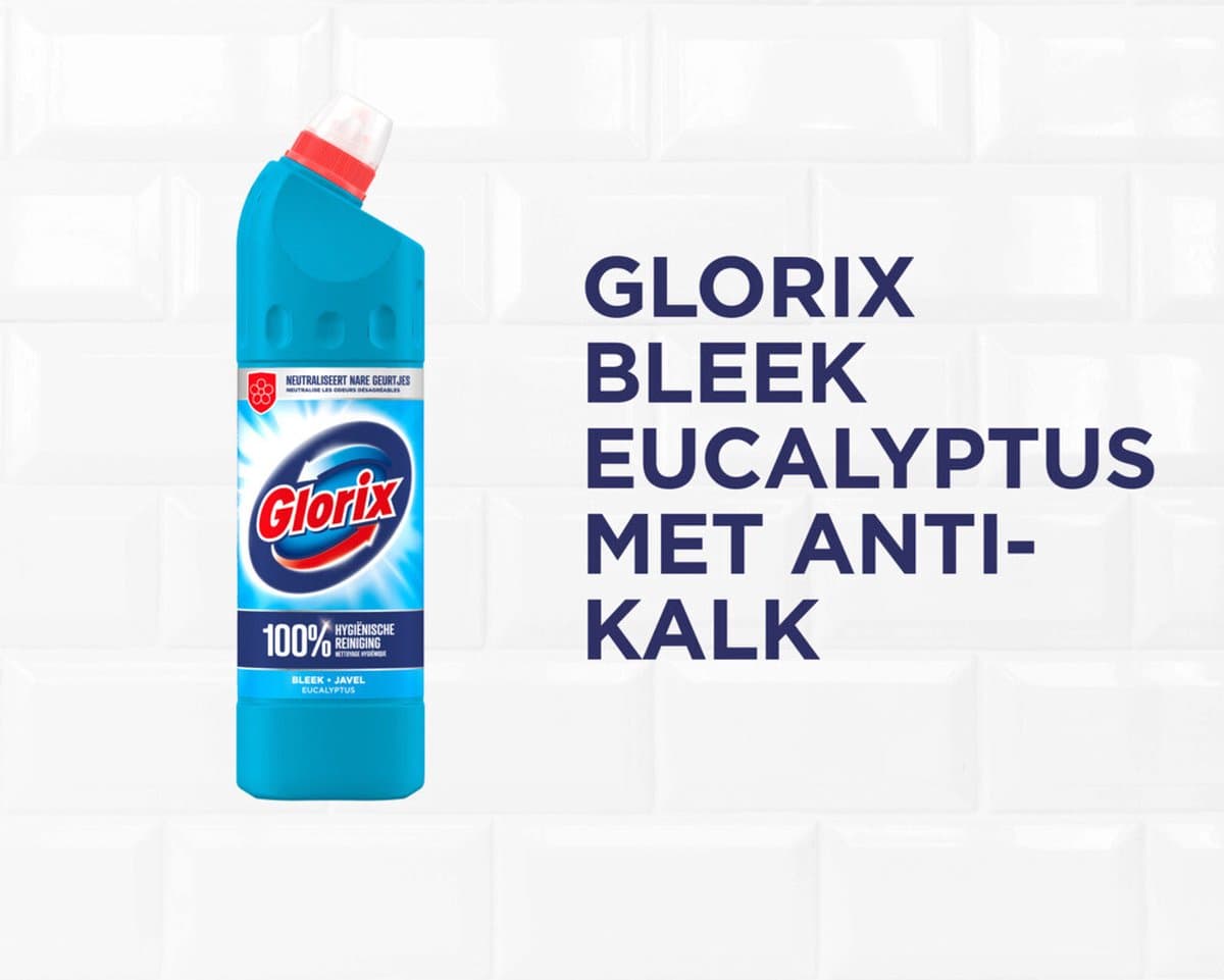 Glorix Toiletreiniger Bleek Eucalyptus 750ml 2