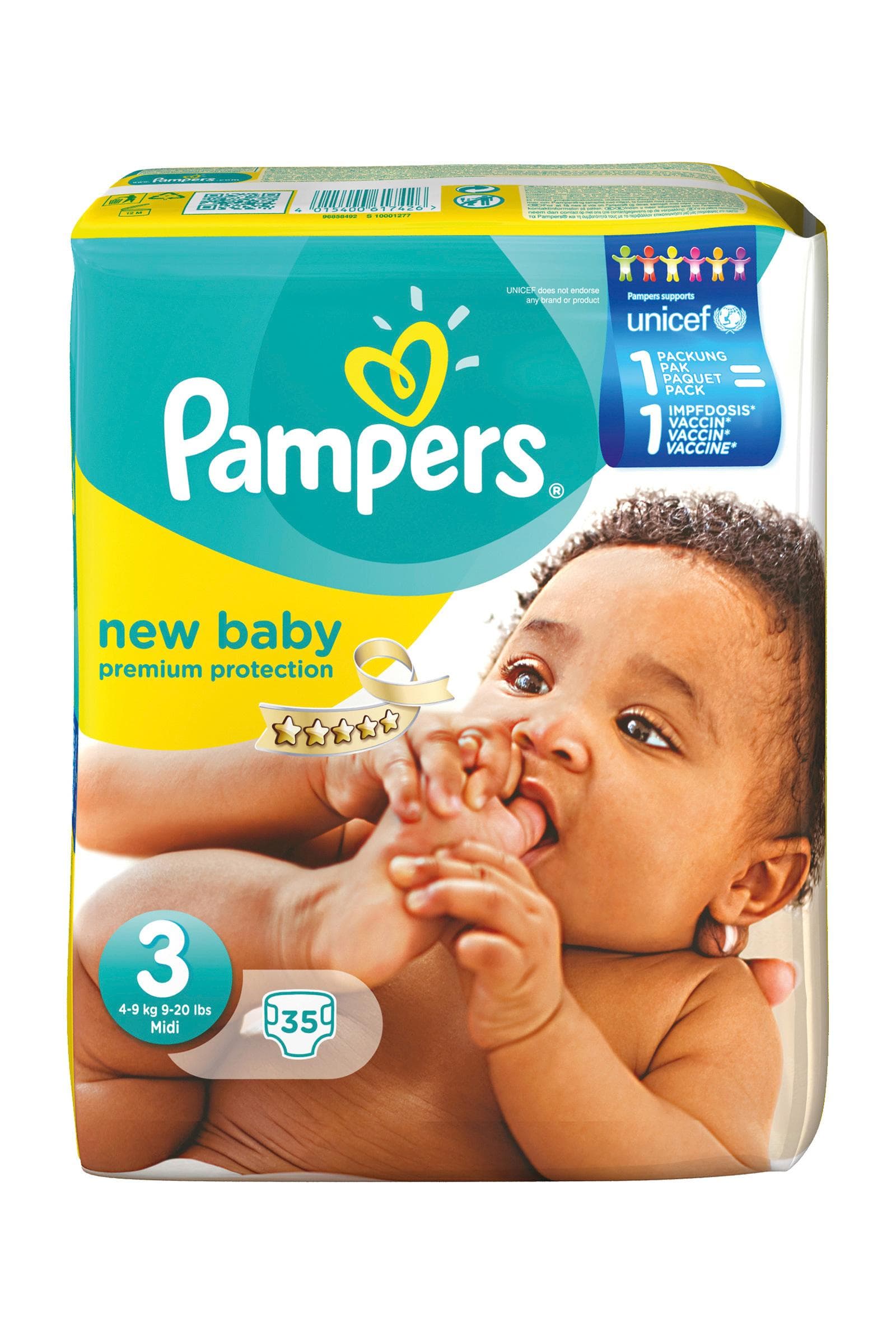 Pampers luiers Baby Dry maat 3 Midi (5-9 kg) 35 st