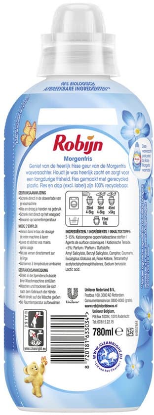 Robijn Wasverzachter Morgenfris 780 ML 2
