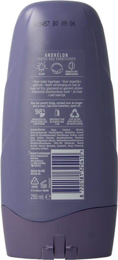Andrelon 250 ml conditioner Iedere dag 2