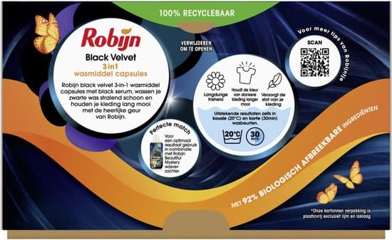 Robijn Wasmiddel Capsules Black 15 stuks 2