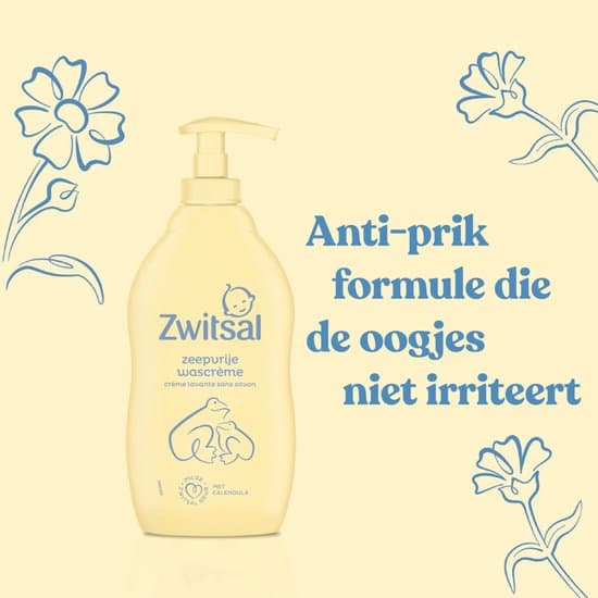 Zwitsal Zeepvrije Wascreme 400 ml 3