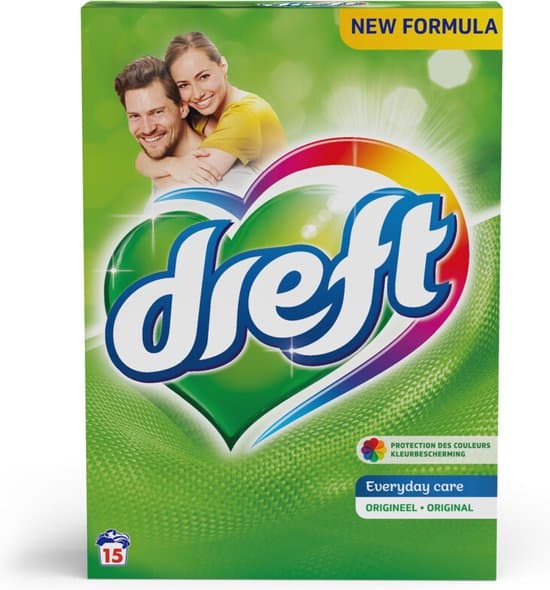 Dreft Waspoeder Normaal 15 Wasbeurten 1050 Gram