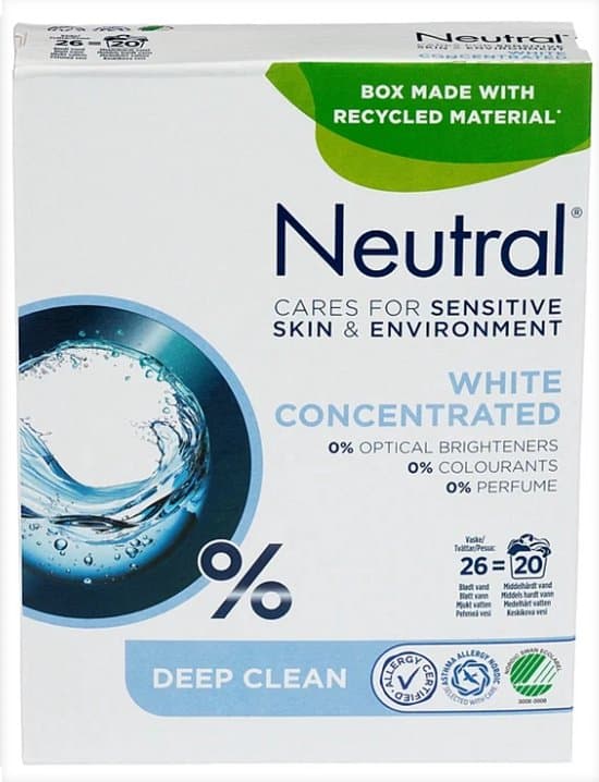 Neutral Waspoeder Wit 20 Wasbeurten 975 Gram
