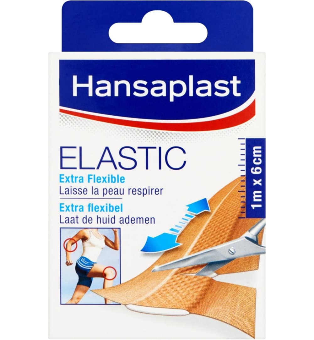 Hansaplast Pleisters Elastic Extra Flexibel Waterproof 1mx6cm