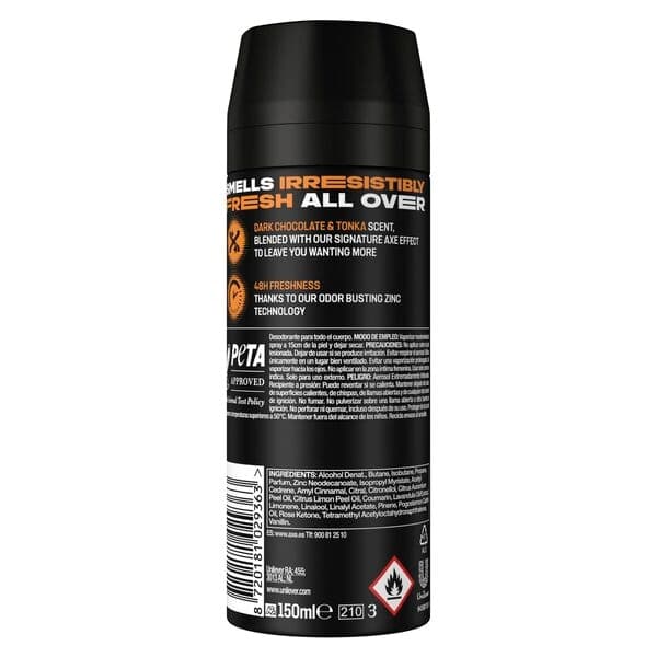 Axe Deodorant Spray Dark Temptation 150 ml 4