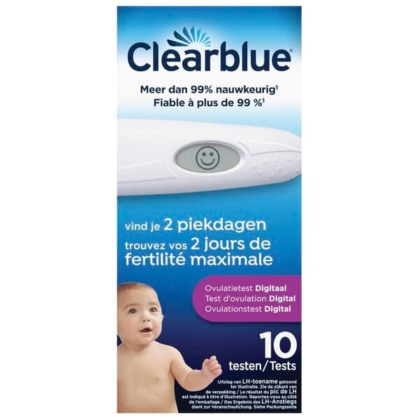 CLEARBLUE OVULATIETEST DIGITAL X10