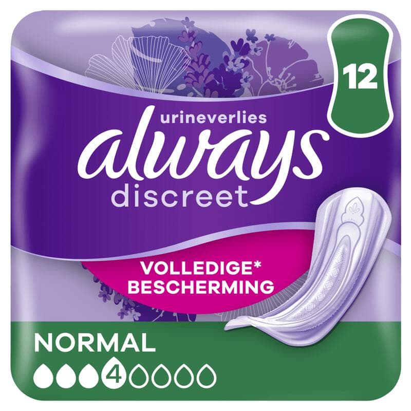 Always Discreet Maandv Normal 12CT