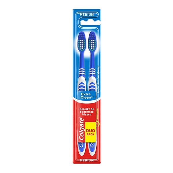 Colgate Tandenborstel Extra Clean Medium 2 Stuks
